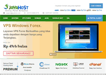 Tablet Screenshot of jayahost.com